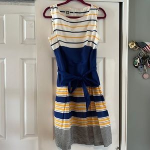Anne Klein striped dress